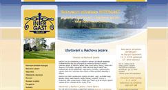 Desktop Screenshot of machovo-jezero-intergast.cz
